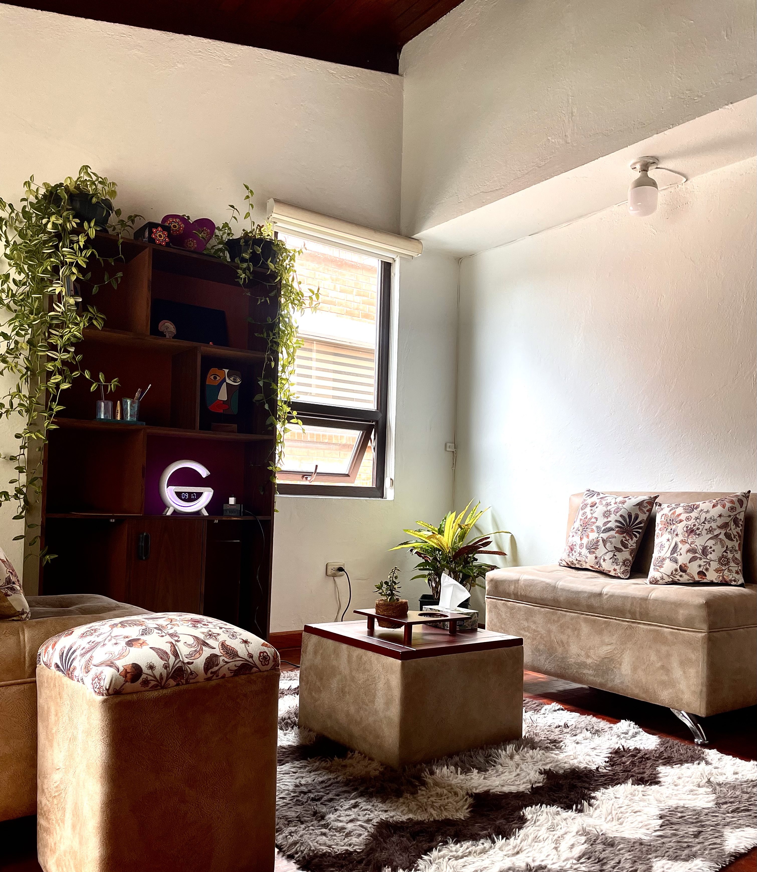 Sala de terapia de ORIGEN con sillones y luz natural